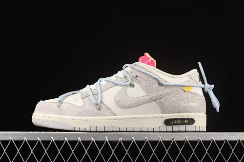 All Categories Nk SB Dunk Series Nk SB Dunk Low Low-top Sneakers #ZG Version OF x Nk Dunk Low OW Suede SB Smashing Backboard Fashion Casual Sneakers DJ0950-113